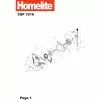 Homelite CSP3316 GUIDE 5131000769 Spare Part Type: 5134000042